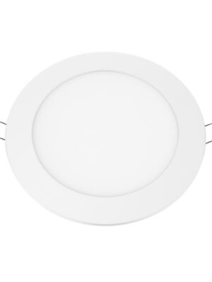 LED ΠΑΝΕΛ ΧΩΝΕΥΤΟ 230V AC 12W 4000K 1100LM Ra80 Φ170mm ΛΕΥΚΟ ΣΤΡΟΓΓΥΛΟ