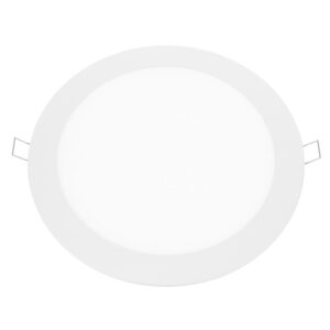 LED ΠΑΝΕΛ ΧΩΝΕΥΤΟ 230V AC 18W 3000K 1700LM Ra80 Φ220mm ΛΕΥΚΟ ΣΤΡΟΓΓΥΛΟ