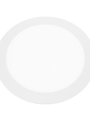 LED ΠΑΝΕΛ ΧΩΝΕΥΤΟ 230V AC 18W 4000K 1800LM Ra80 Φ220mm ΛΕΥΚΟ ΣΤΡΟΓΓΥΛΟ