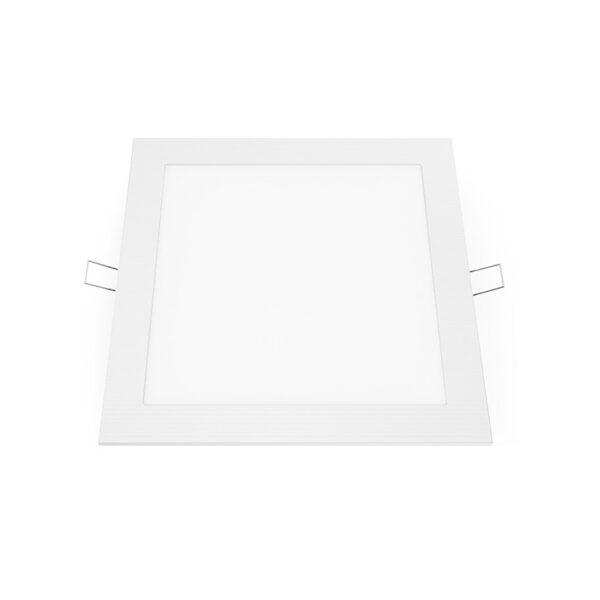 LED ΠΑΝΕΛ ΧΩΝΕΥΤΟ 230V AC 18W 4000K 1800LM Ra80 Φ223mm ΛΕΥΚΟ ΤΕΤΡΑΓΩΝΟ