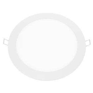 LED SLIM PANEL WHITE ROUND REC. 18W 6500K 1750LM Φ220 230V AC Ra80