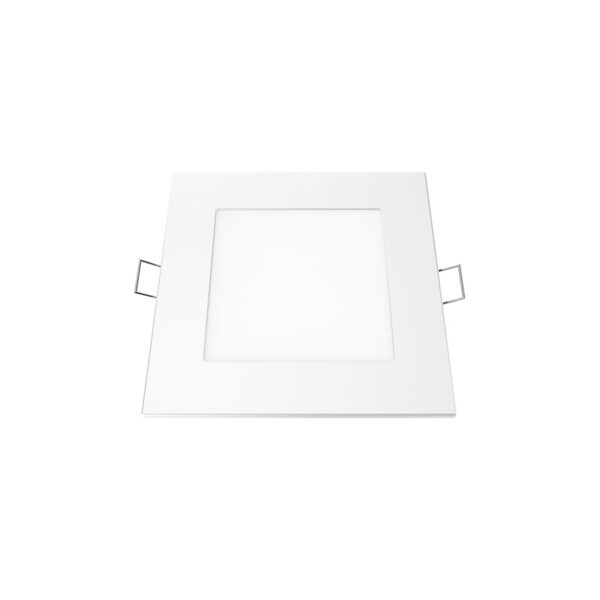 LED SLIM PANEL WHITE SQUARE REC. 6W 3000K 450LM 118mm 230V AC Ra80
