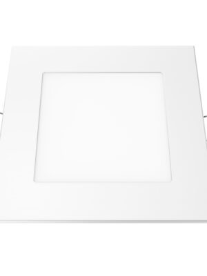 LED SLIM PANEL WHITE SQUARE REC. 6W 4000K 470LM 118mm 230V AC Ra80