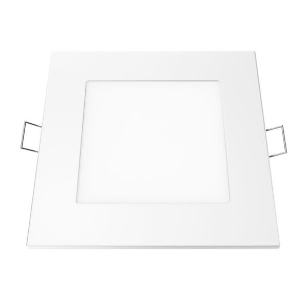LED SLIM PANEL WHITE SQUARE REC. 6W 4000K 470LM 118mm 230V AC Ra80
