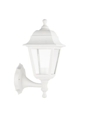 ΦΩΤΙΣΤΙΚΟ ΦΑΝΑΡΙ ΚΗΠΟΥ ΤΕΤΡΑΓΩΝΟ ΠΛΑΣΤΙΚΟ PC ΛΕΥΚΟ ΣΥΜΒΑΤΙΚΟ 1xE27 & LED 10W IP44 197x150x350mm