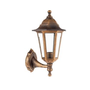 ΦΩΤΙΣΤΙΚΟ ΦΑΝΑΡΙ ΚΗΠΟΥ ΤΕΤΡΑΓΩΝΟ ΠΛΑΣΤΙΚΟ PC ΣΚΟΥΡΙΑ ΣΥΜΒΑΤΙΚΟ 1xE27 & LED 10W IP44 221x196x365mm