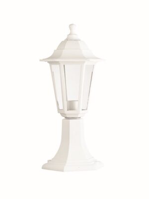 ΦΩΤΙΣΤΙΚΟ ΦΑΝΑΡΙ ΚΗΠΟΥ ΤΕΤΡΑΓΩΝΟ ΠΛΑΣΤΙΚΟ PC ΛΕΥΚΟ ΣΥΜΒΑΤΙΚΟ 1xE27 & LED 10W IP44 165x171x422mm