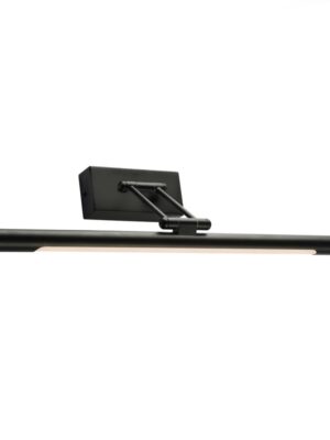 RIO-ΦΩΤΙΣΤΙΚΟ ΕΠΙΤΟΙΧΟ  ΜΑΥΡΟ ΜΑΤ ΜΕΤΑΛΛΙΚΟ  LED 12W 3000K 780LM  IP44 50X6X19CM