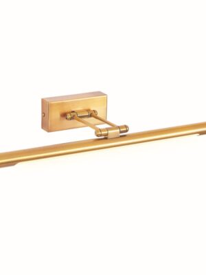 RIO-ΦΩΤΙΣΤΙΚΟ ΕΠΙΤΟΙΧΙΟ ΟΡΕΙΧΑΛΚΙΝΟ ΜΕΤΑΛΛΙΚΟ LED 12W 3000K 780LM IP44 50X6X19CM