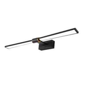 ΕΠΙΤΟΙΧΟ Φ/Σ LED 12W 780LM 3000K ΜΑΥΡΟ ΑΛΟΥΜΙΝΙΟ 610Χ140Χ55ΜΜ PAPIGION