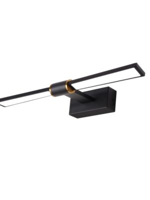 ΕΠΙΤΟΙΧΟ Φ/Σ LED 8W 520LM 4000K ΜΑΥΡΟ ΑΛΟΥΜΙΝΙΟ 410Χ140Χ55ΜΜ PAPIGION