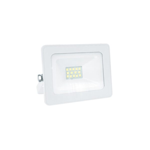 LED SMD ΠΡΟΒΟΛΕΑΣ 230V AC 10W 3000K 800LM IP66 Ra80 ΛΕΥΚΟ
