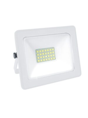 LED SMD ΠΡΟΒΟΛΕΑΣ 230V AC 20W 3000K 1600LM IP66 Ra80 ΛΕΥΚΟ