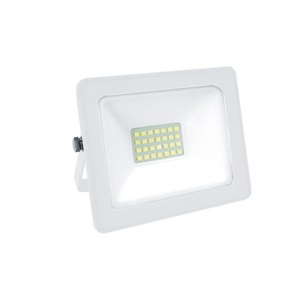 LED SMD ΠΡΟΒΟΛΕΑΣ 230V AC 20W 3000K 1600LM IP66 Ra80 ΛΕΥΚΟ