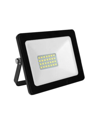 LED SMD ΠΡΟΒΟΛΕΑΣ 230V AC 20W 6000K 1760LM IP66 Ra80 ΜΑΥΡΟ