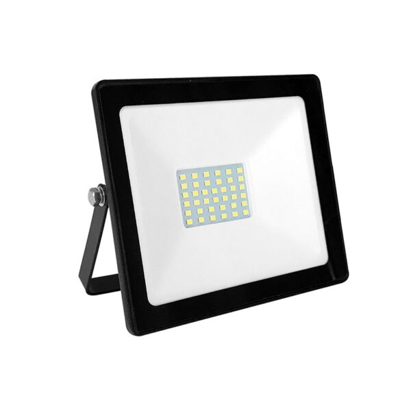 LED SMD ΠΡΟΒΟΛΕΑΣ 230V AC 30W 4000K 2550LM IP66 Ra80 ΜΑΥΡΟ