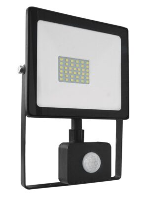 LED SMD ΠΡΟΒΟΛΕΑΣ 230V AC 30W 4000K 2550LM IP66 Ra80 ΜΑΥΡΟ