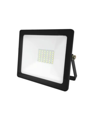 LED SMD ΠΡΟΒΟΛΕΑΣ 230V AC 30W ΜΠΛΕ IP66 ΜΑΥΡΟ
