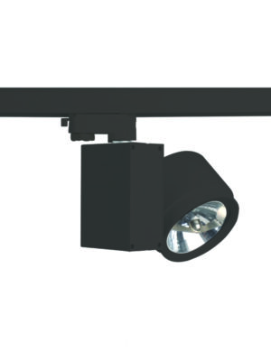 OPTIC - ΣΠΟΤ ΡΑΓΑΣ ΤΡΙΦΑΣΙΚΟ ΑΛΟΥΜΙΝΙΟ ΜΑΥΡΟ ΣΥΜΒΑΤΙΚΟ 1XG53 IP20 124.5x123x129mm