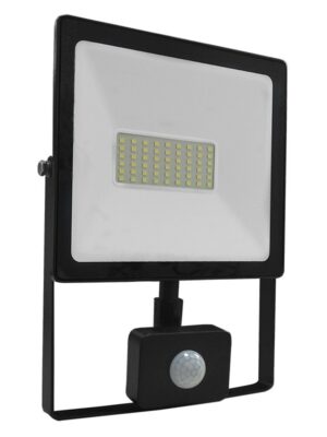 LED SMD ΠΡΟΒΟΛΕΑΣ 230V AC 50W 3000K 4000LM IP66 Ra80 ΜΑΥΡΟ