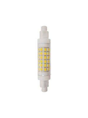 LED SMD 5W 3000K 230V AC 510LM RA80 30000HRS 360°  1xR7S