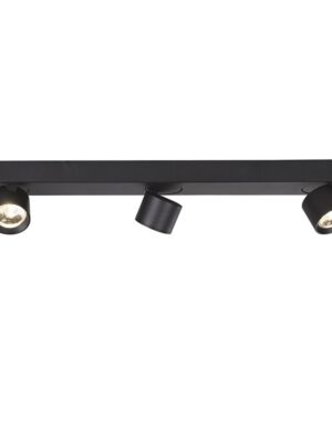 PLUTO-ΦΩΤΙΣΤΙΚΟ ΕΠΙΤΟΙΧΟ/ΟΡΟΦΗΣ ΑΜΜΩΔΕΣ  ΜΑΥΡΟ ΑΛΟΥΜΙΝΙΟΥ LED COB 15W  3000K 1200LM IP20 54X7XH10CM