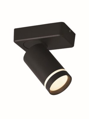 DIVINO-ΦΩΤΙΣΤΙΚΟ ΕΠΙΤΟΙΧΟ/ΟΡΟΦΗΣ ΑΜΜΩΔΕΣ  ΜΑΥΡΟ ΑΛΟΥΜΙΝΙΟΥ ΣΥΜΒΑΤΙΚΟ 1XGU10  IP20 12X7X13,5CM