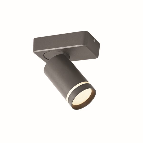 DIVINO-ΦΩΤΙΣΤΙΚΟ ΕΠΙΤΟΙΧΟ/ΟΡΟΦΗΣ ΑΜΜΩΔΕΣ ΓΚΡΙ ΣΥΜΒΑΤΙΚΟ 1XGU10 IP20 12X7X13,5CM