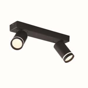 ΕΠΙΤΟΙΧΟ Φ/Σ 2XGU10 DIVINO ΜΑΥΡΟ ΑΛΟΥΜΙΝΙΟ IP20 32X7X13,5CM