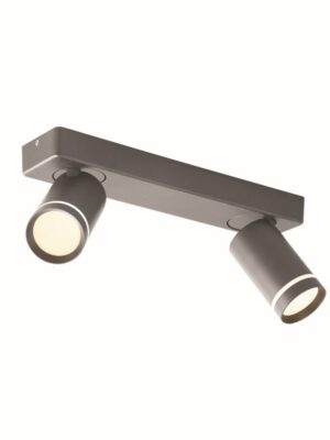 ΕΠΙΤΟΙΧΟ Φ/Σ 2XGU10 DIVINO ΓΚΡΙ ΑΛΟΥΜΙΝΙΟ IP20 32X7X13,5CM