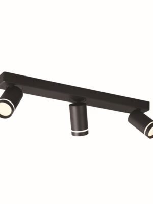 ΕΠΙΤΟΙΧΟ Φ/Σ 3XGU10 DIVINO ΜΑΥΡΟ ΑΛΟΥΜΙΝΙΟ IP20 54X7X13,5CM