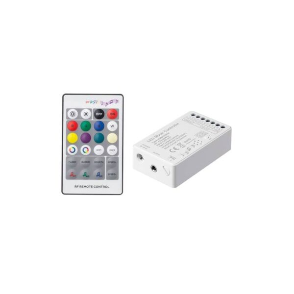 POWER RGB & RGBW AUDIO LED MUSIC CONTROLLER & RF REMOTE