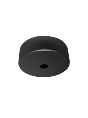 ΜΕΤΑΛΛΙΚΗ ΜΑΥΡΗ ΣΤΡΟΓΓΥΛΗ ΡΟΖΕΤΑ Φ80x30mm