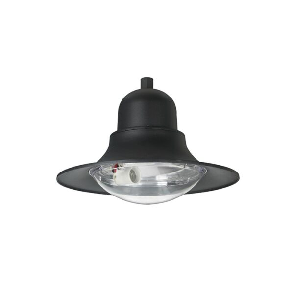 PAGODA - ΦΑΝΑΡΙ ΠΛΑΤΕΙΑΣ ΑΛΟΥΜΙΝΙΟ ΓΚΡΙ ΣΥΜΒΑΤΙΚΟ 1xE40 IP65 Φ560x300mm