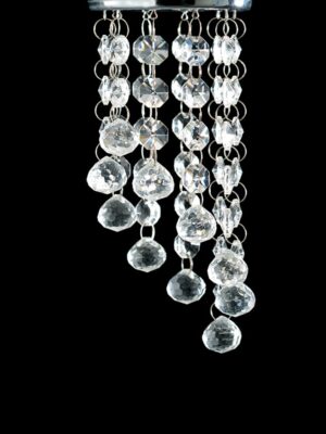 NETTO ΦΩΤΙΣΤΙΚΟ ΟΡΟΦΗΣ ΣΑΤΙΝΕ ΝΙΚΕΛΙΟ ΚΡΥΣΤΑΛΛΟ ΣΥΜΒΑΤΙΚΟ 1ΧΜΡ16 IP20 Φ81Χ215mm