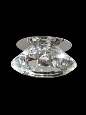 NETTO ΦΩΤΙΣΤΙΚΟ ΟΡΟΦΗΣ ΣΑΤΙΝΕ ΝΙΚΕΛΙΟ ΚΡΥΣΤΑΛΛΟ ΣΥΜΒΑΤΙΚΟ 1ΧG4 IP20 Φ256mm