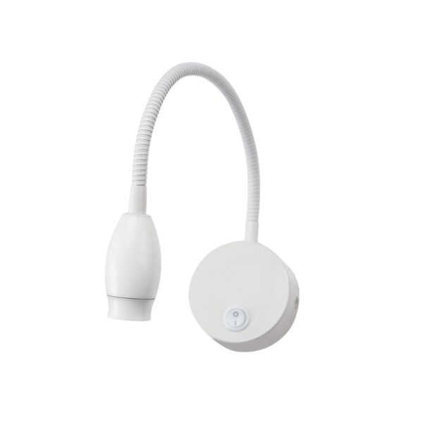 SWAN-ΦΩΤΙΣΤΙΚΟ ΕΠΙΤΟΙΧΟ/ΟΡΟΦΗΣ ΛΕΥΚΟ ΜΕΤΑΛΛΙΚΟ LED HP 3W 3000K 210LM IP20 6X3X41,6CM