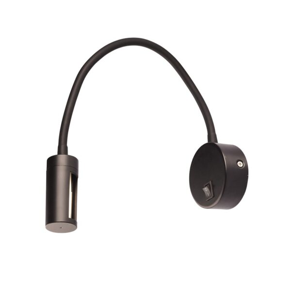 PIPER-ΦΩΤΙΣΤΙΚΟ ΕΠΙΤΟΙΧΟ/ΟΡΟΦΗΣ ΜΑΥΡΟ ΜΕΤΑΛΛΙΚΟ LED 3W  3200K 210LM IP20 8X4X44CM