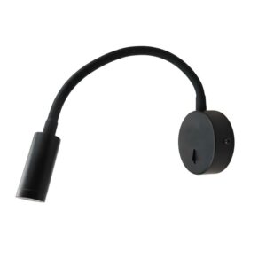 ALIS-ΦΩΤΙΣΤΙΚΟ ΕΠΙΤΟΙΧΟ/ΟΡΟΦΗΣ ΜΑΥΡΟ ΜΑΤ ΜΕΤΑΛΛΙΚΟ LED 3W 3200K 190LM IP20 D8X36CM