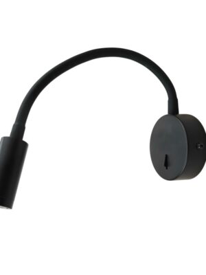 ALIS-ΦΩΤΙΣΤΙΚΟ ΕΠΙΤΟΙΧΟ/ΟΡΟΦΗΣ ΜΑΥΡΟ ΜΑΤ ΜΕΤΑΛΛΙΚΟ LED 3W 3200K 190LM IP20 D8X36CM