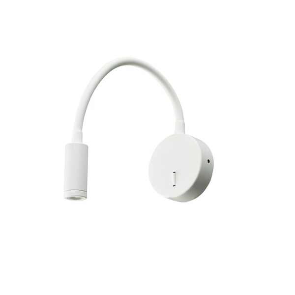 ALIS-ΦΩΤΙΣΤΙΚΟ ΕΠΙΤΟΙΧΟ  ΛΕΥΚΟ ΜΑΤ ΜΕΤΑΛΛΙΚΟ LED 3W 3200K 190LM IP20 D8X36CM