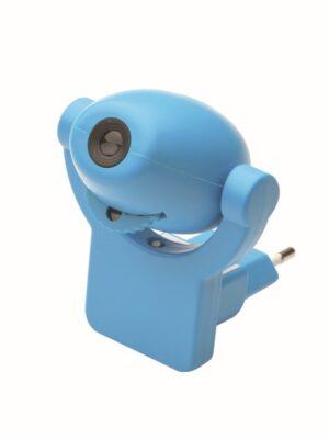 LED ΠΡΟΤΖΕΚΤΟΡΑΣ ΛΑΜΠΑΚΙ ΝΥΚΤΟΣ 0,7W 6 ΠΑΡΑΣΤΑΣΕΩΝ, ΑΙΣΘΗΤΗΡΑ, ΜΠΛΕ ΠΛΑΣΤΙΚΟ 230V IP20