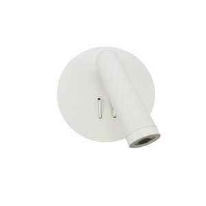 ZEUS-ΦΩΤΙΣΤΙΚΟ ΟΡΟΦΗΣ ΛΕΥΚΟ ΜΑΤ ΜΕΤΑΛΛΙΚΟ LED 3+4W 3000K 280LM IP20 D13,5X7CM