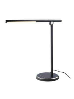 ΕΠΙΤΡΑΠΕΖΙΟ Φ/Σ LED 7W ΜΑΥΡΟ CCT 300LM DIMMABLE+TOUCH SWITCH+USB CHARGER DEGAS