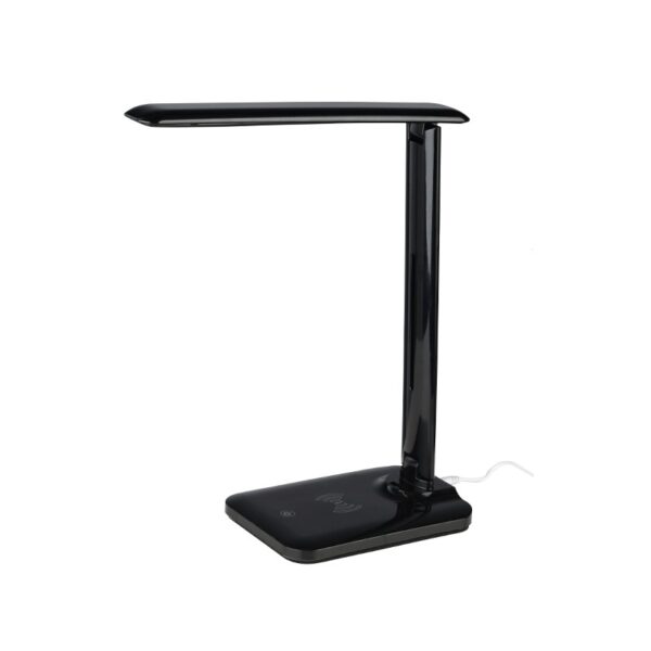 NETTO ΕΠΙΤΡΑΠΕΖΙΟ Φ/Σ LED 5W ΜΑΥΡΟ CCT 320LM+TOUCH SWITCH+WIRELESS/USB CHARGER  FUTUR2