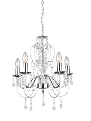 NETTO ΦΩΤΙΣΤΙΚΟ ΚΡΕΜΑΣΤΟ ΧΡΩΜΙΟ ΜΕΤΑΛΛΙΚΟ ΣΥΜΒΑΤΙΚΟ 5ΧΕ14 IP20 Φ100Χ1290mm