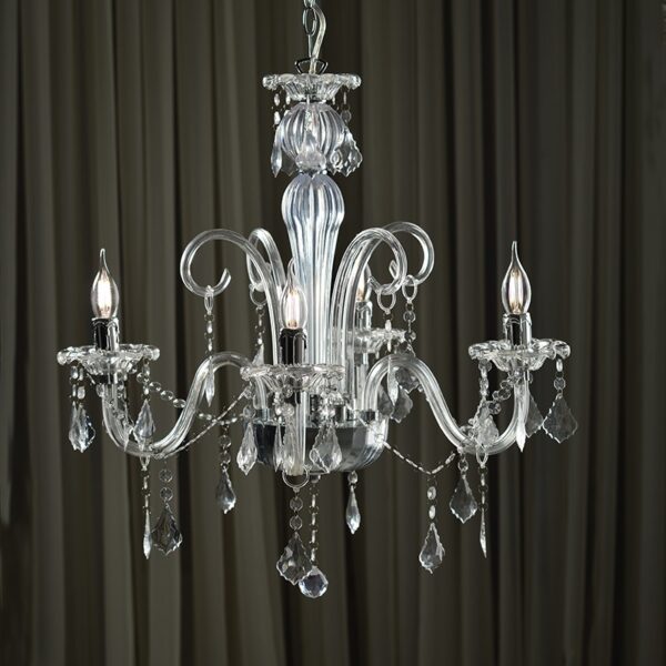 NETTO ΦΩΤΙΣΤΙΚΟ ΚΡΕΜΑΣΤΟ ΧΡΩΜΙΟ ΜΕΤΑΛΛΙΚΟ ΣΥΜΒΑΤΙΚΟ 4ΧΕ14 IP20 Φ100Χ1300mm