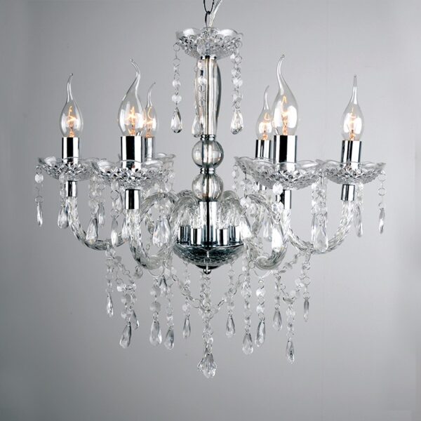 NETTO ΦΩΤΙΣΤΙΚΟ ΚΡΕΜΑΣΤΟ ΔΙΑΦΑΝΟ ΑΚΡΥΛΙΚΟ ΣΥΜΒΑΤΙΚΟ 6ΧΕ14 IP20 Φ100Χ1660mm