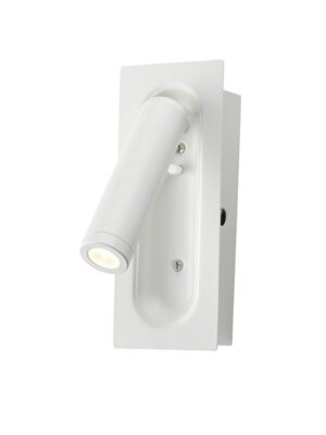 AIAS-ΦΩΤΙΣΤΙΚΟ ΕΠΙΤΟΙΧΟ ΛΕΥΚΟ ΜΑΤ ΜΕΤΑΛΛΙΚΟ LED 3W 3200K 190LM IP20 7X5X17CM