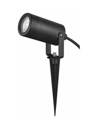 ΣΠΟΤ ΚΗΠΟΥ ΑΡΧΙΤΕΚΤΟΝΙΚΟΥ ΦΩΤΙΣΜΟΥ ΜΑΥΡΟ ΣΥΜΒΑΤΙΚΟ 1xGU10 & LED 3W IP65 60x110x194mm
